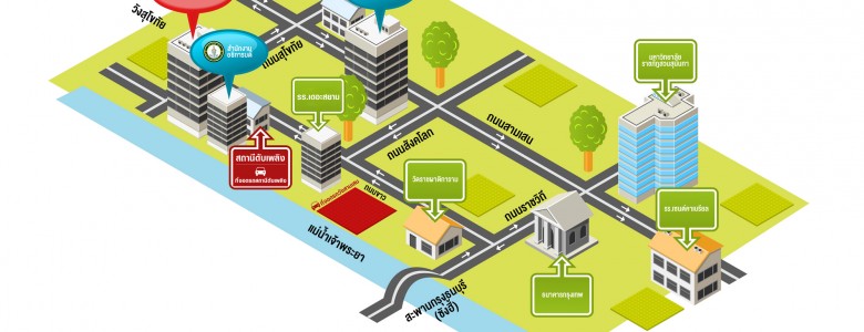 MAP-สำนักงานอธิการบดี edit สถานที่ small