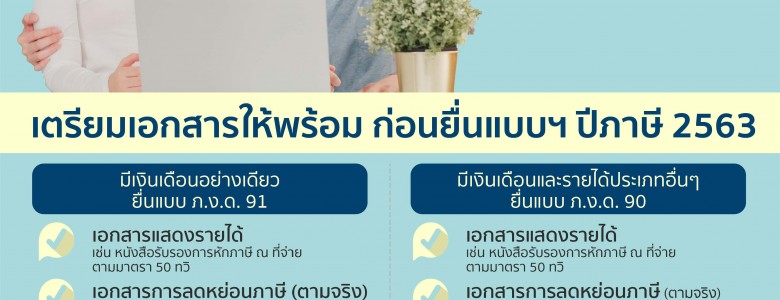 Infographic การยื่นแบบแสดงรายการภาษีเงินได้บุคคลธรรมดา ปีภาษี 2563_Page_1